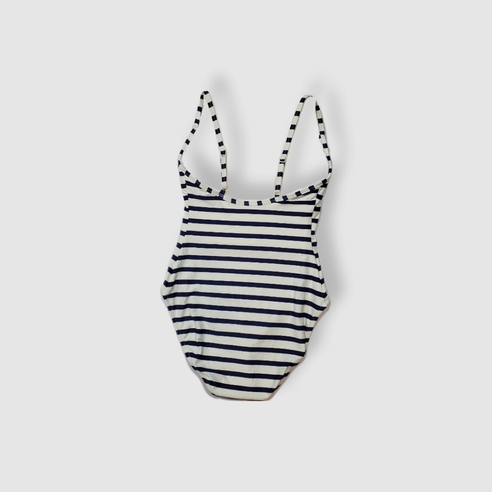 Gap Recycled Tank One-Piece Swimsuit Natucal Navy White Stripe Size S NWOT SU034 - Picture 4 of 6